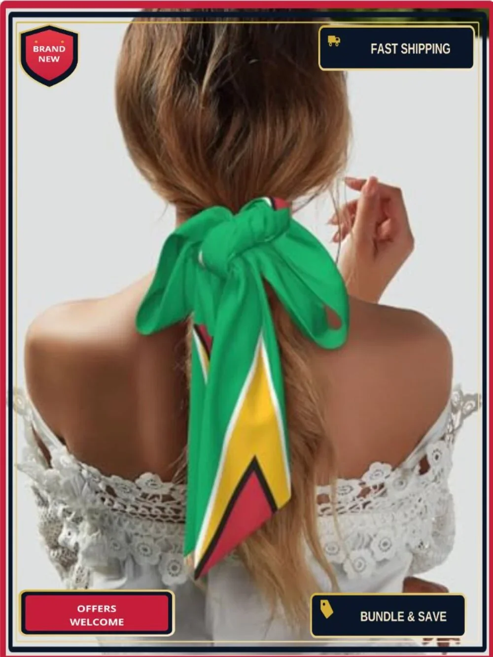 Silk Scarves for Women Long Neck Scarf Hairband Waistband Purse Bag Scarf